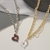 Picture of Copper or Brass Enamel Short Chain Necklace in Exclusive Design