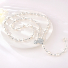 Show details for Copper or Brass Artificial Pearl Y Necklace in Exclusive Design