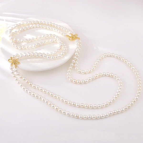 Picture of Irresistible White Big Y Necklace For Your Occasions