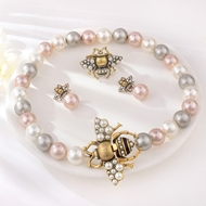 Show details for Fancy Big Oxide 3 Piece Jewelry Set