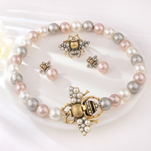 Show details for Fancy Big Oxide 3 Piece Jewelry Set