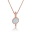 Show details for Fancy Small Zinc Alloy Pendant Necklace