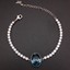 Show details for Designer Platinum Plated Small Fashion Bracelet with No-Risk Return