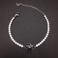 Show details for Fashionable Small Platinum Plated Fashion Bracelet