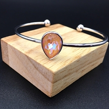 Show details for Distinctive Yellow Zinc Alloy Fashion Bangle As a Gift