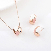 Show details for Affordable Gold Plated Colorful Necklace and Earring Set from Trust-worthy Supplier