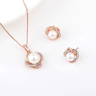 Picture of Low Price Rose Gold Plated Classic 2 Piece Jewelry Set from Trust-worthy Supplier