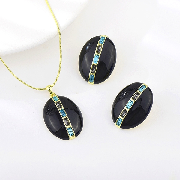 Picture of Delicate Enamel Small 2 Piece Jewelry Set