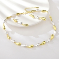Show details for Brand New Multi-tone Plated Dubai 2 Piece Jewelry Set for Girlfriend Show details for Brand New Multi-tone Plated Dubai 2 Piece Jewelry Set for Girlfriend