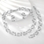 Picture of Low Cost Zinc Alloy Big 3 Piece Jewelry Set with Low Cost