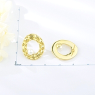 Picture of Good Artificial Pearl White Stud Earrings