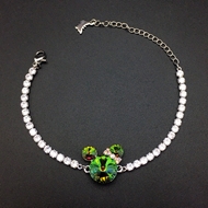 Show details for Platinum Plated Zinc Alloy Fashion Bracelet from Certified Factory