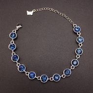 Show details for Sparkly Small Zinc Alloy Fashion Bracelet