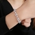 Picture of Famous Medium Platinum Plated Fashion Bracelet