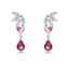 Show details for Luxury Platinum Plated Dangle Earrings with Fast Shipping