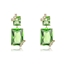 Show details for Luxury Green Dangle Earrings with Fast Delivery