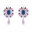 Show details for Latest Big Pink Dangle Earrings