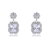 Picture of Great Value White Platinum Plated Dangle Earrings at Factory Price