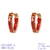Picture of Distinctive Red Gold Plated Hoop Earrings As a Gift