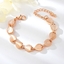 Show details for Designer Rose Gold Plated Small Fashion Bracelet with No-Risk Return