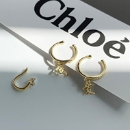 Picture of Best Selling Delicate Gold Plated Clip On Earrings