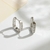 Picture of Eye-Catching White Delicate Hoop Earrings