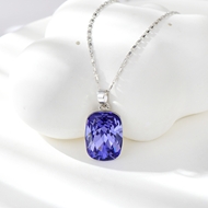 Show details for Good Swarovski Element Zinc Alloy Pendant Necklace