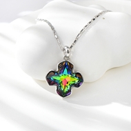 Show details for Zinc Alloy Colorful Pendant Necklace at Unbeatable Price