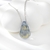 Picture of Zinc Alloy Platinum Plated Pendant Necklace with Full Guarantee