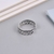 Picture of Good Quality Small Platinum Plated Adjustable Ring