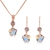 Picture of Purchase Platinum Plated Copper or Brass 2 Piece Jewelry Set Exclusive Online