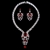 Picture of Irresistible Red Platinum Plated 2 Piece Jewelry Set For Your Occasions