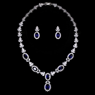 Show details for Amazing Big Cubic Zirconia 2 Piece Jewelry Set