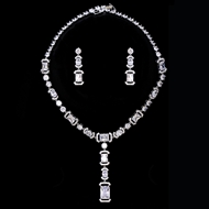 Show details for Copper or Brass Luxury 2 Piece Jewelry Set in Exclusive Design