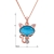 Picture of Hypoallergenic Rose Gold Plated Zinc Alloy Pendant Necklace with 3~7 Day Delivery
