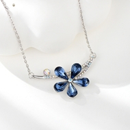 Show details for New Swarovski Element Zinc Alloy Pendant Necklace