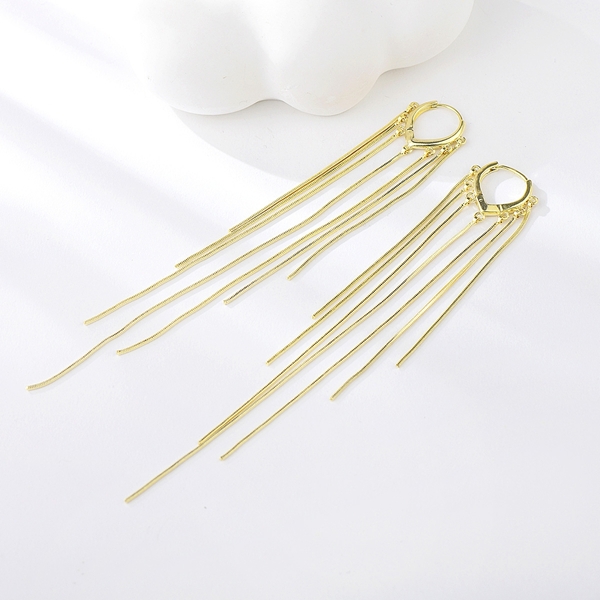 Picture of Bulk Gold Plated White Dangle Earrings Exclusive Online