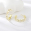Show details for Recommended Gold Plated Delicate Stud Earrings from Top Designer