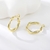Picture of Dubai Gold Plated Small Hoop Earrings with Worldwide Shipping