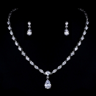 Show details for Copper or Brass White 2 Piece Jewelry Set from Certified Factory