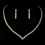 Show details for Featured White Copper or Brass 2 Piece Jewelry Set with Full Guarantee