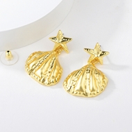 Show details for Irresistible Gold Plated Dubai Dangle Earrings As a Gift