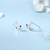 Picture of Featured White Platinum Plated Stud Earrings with Full Guarantee