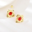 Show details for Bling Big Gold Plated Stud Earrings