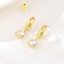 Show details for Nice Medium Gold Plated Dangle Earrings