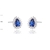 Picture of Platinum Plated Blue Stud Earrings with Unbeatable Quality