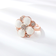 Show details for Nickel Free Rose Gold Plated Enamel Fashion Ring with Easy Return Show details for Nickel Free Rose Gold Plated Enamel Fashion Ring with Easy Return