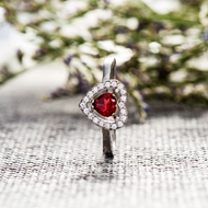 Picture of New Nature Garnet Small Fashion Ring