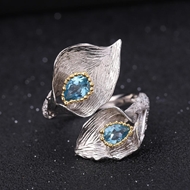 Picture of Copper or Brass Blue Fashion Ring with Speedy Delivery
