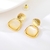 Picture of Designer Rose Gold Plated White Stud Earrings with No-Risk Return